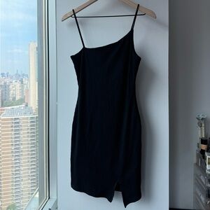 Princess Polly Asymettrical Black Dress